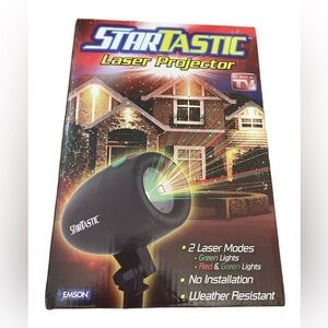 Startastic Emson Laser Projector Christmas Party 2 Laser Modes Outdoors NOB